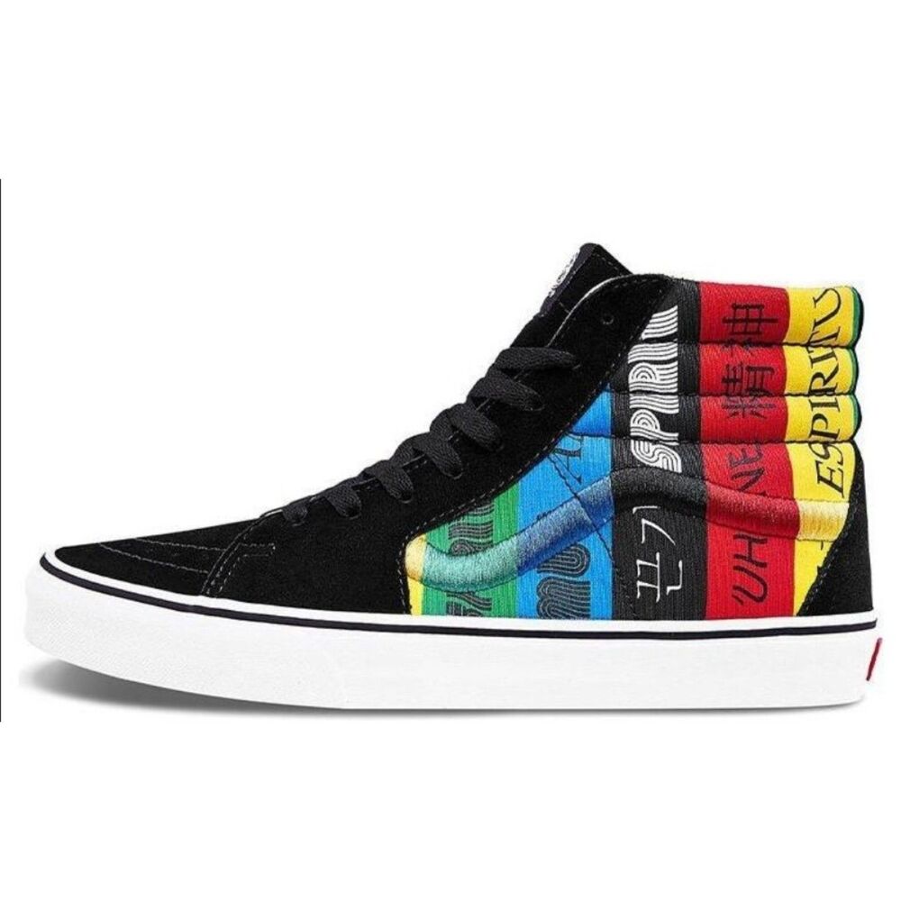Vans SK8-Hi Vans Spirit Multicolor High Top Sneakers - Size 9.5